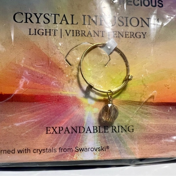 🆕 Alex and Ani Crystal Infusion Expandable Ring - Picture 4 of 7